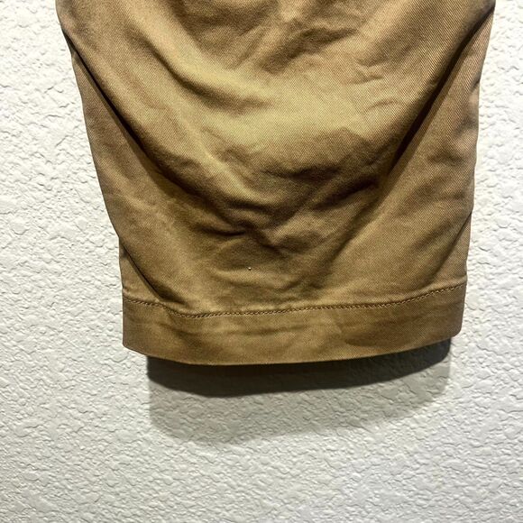 J. Crew Girlfriend Chino Pants Womens 14 Brown Cotton Stretch High Rise Tapered - Picture 16 of 16